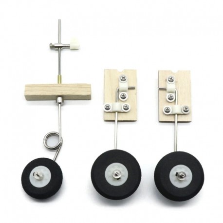 587D Metal Landing Gear Kit with Accessory for SU27 Aircraft KT Board Model Fixed-wing DIY RC Repair Spare