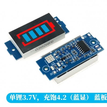 3.7V Li-po Battery Indicator Display Board Power Storage Monitor