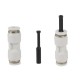 3pcs for Bambu Lab X1 X1C X1E P1P P1S 3D Printer PTFE Tube Pneumatic Connector 1.75mm