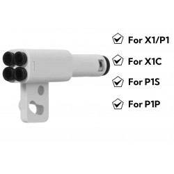 Bambu Lab 3D printer Part 4-in-1 PTFE Adapter material pipe expansion port AMS connect 4 feeding modules For X1/P1 X1C P1S P1P