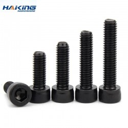 10pcs M1.6 Black Grade 12.9 Steel DIN912 Hexagon Hex Socket Cap