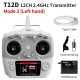 RadioLink T12D 12 Channels RC Transmitter 2.4GHz with R12F Receiver Remote Controller for FPV Drone Fixed Wing Airplane Car