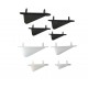 Triangular Nylon Fixed Tip Protector Wing Retainer Skids Protecting Corner For RC Aircraft