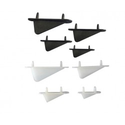 Triangular Nylon Fixed Tip Protector Wing Retainer Skids Protecting Corner For RC Aircraft