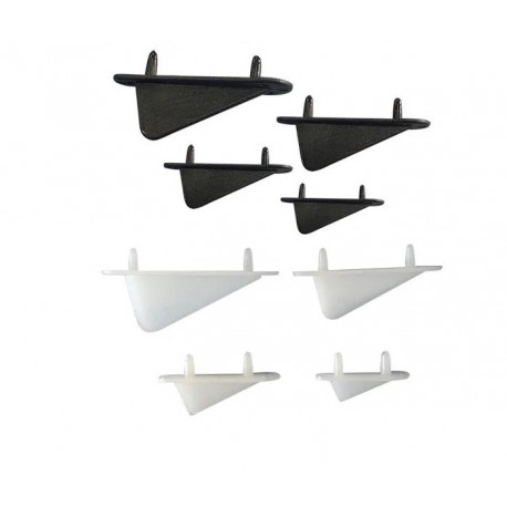 Triangular Nylon Fixed Tip Protector Wing Retainer Skids Protecting Corner For RC Aircraft