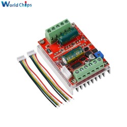 DC 6-60V 16A 400W 3 Phases Hall Brushless Motor Controller Board BLDC PWM PLC Driver Module