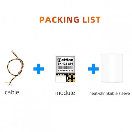 Beitian M9140 GPS Module BK-122 BK-182 GPS+GLONASS+BDS Module For RC FPV Fixed-wing Drone Airplane UAV
