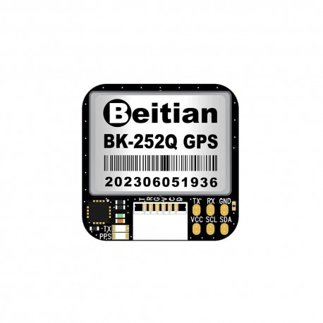 Beitian BK-252Q GPS Module With QMC5883 Compass NMEA UBX Dual Protocol Drone UAV GNSS Receiver Module for FPV
