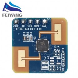 Hi-Link New HLK-LD2410 5V Mini High Sensitivity 24GHz Human Presence Status Sensor Radar Module