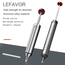 LEFAVOR Aluminum Powerful Desoldering Pump Suction Tin Gun Soldering Sucker Pen