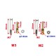 10pcs Stainless Steel Wire Connecting Push Rod + M2 Metal Chuck Clip For RC Airplane Servo Aileron Rudder
