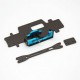 Upgraded Carbon Fiber Chassis Bottom Second Floor Plate for Wltoys 284161 284010 284131 K989 K979 K999 1/28 RC Car