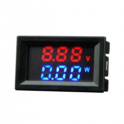 DC 100V 10A Mini Digital Voltmeter Ammeter Panel Amp Volt Voltage Current Meter Tester Detector