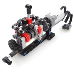 MOC-103739 Building Blocks with Motor Compatible with Manual Gearbox 4-Speed Shifting Structure