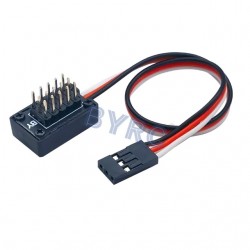 5-in-1 hub, 1-in-5 parallel line for car lights, receiver for changing light wires, 5-in-1 parallel calibration for throttle