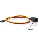 1 To 2 3 4 5 6 Y Wire 350mm 1 drag 3 Line Remote Control Cable Servo Fan Extender for Futaba JR
