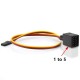 1 To 2 3 4 5 6 Y Wire 350mm 1 drag 3 Line Remote Control Cable Servo Fan Extender for Futaba JR