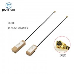 GPS BD antenna BDs Built-in active ceramic antenna 10cm Cable Strong High gain 28dBi IPEX U.FL