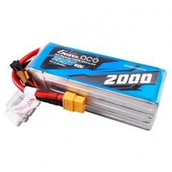 Gens ace 2000mAh 22.8V 60C 6S1P High Voltage Lipo Battery Pack with XT60 Plug