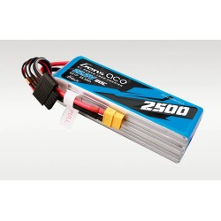 Gens ace G-Tech 2500mAh 22.2V 80C 6S1P Lipo Battery Pack with XT60 plug