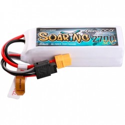 Gens ace G-Tech Soaring 2700mAh 14.8V 30C 4S1P LiPo Battery Pack with XT60 Plug