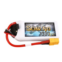 Gens ace Soaring 1300mAh 7.4V 30C 2S1P Lipo Battery Pack with XT60 plug