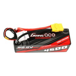 Gens ace 4500mAh 6S1P 22.2V 60C HardCase RC car Lipo Battery 14