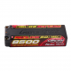 Gens ace Redline 2.0 Series 8500mAh 2S 7.6V 140C HardCase HV Lipo Battery Pack with Hardcase 58