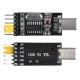 USB to TTL converter UART module CH340G CH340 3.3V 5V switch