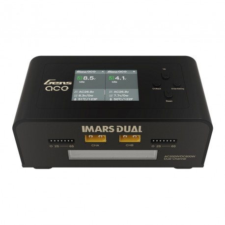 GensAce iMars Dual Channel AC200W/DC300Wx2 Smart Balance RC Charger