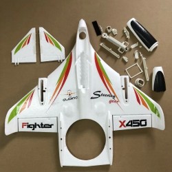 Wltoys XK X450 X450-0001 RC Airplane Spare Parts Fuselage Body Cover