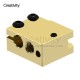 1Pc 3D Printer Parts Volcano Heater Brass Block for E3D Volcano Hotend Thermistor Sensor PT100