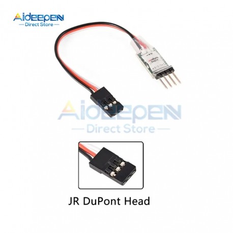 3CH LED Lamp Light Controller Switch Panel System Turn on/Off JR Plug for RC Mini Car 4.8V-6V