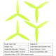 2Pairs 4PCS Gemfan Flash 7040 7X4X3 3-Blade PC Propeller for RC FPV Freestyle