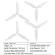2Pairs 4PCS Gemfan Flash 7040 7X4X3 3-Blade PC Propeller for RC FPV Freestyle