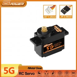 DSpower 5g Metal Gear JST/JR Plug Digital Micro Servo for RC Car