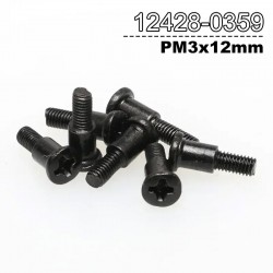 Wltoys Parts 12428 RC Car Spare Parts 12428-0359 Pan Head Screws M3*12