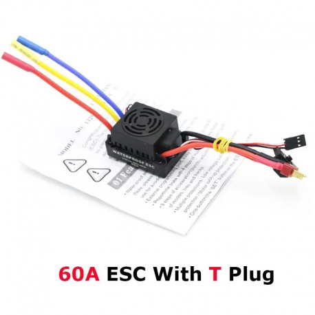 Sensorless 60A 80A 120A Brushless ESC Electric Speed Controller with 5.5V / 3A BEC for 1/8 1/10 RC Car