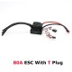 Sensorless 60A 80A 120A Brushless ESC Electric Speed Controller with 5.5V / 3A BEC for 1/8 1/10 RC Car