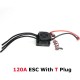 Sensorless 60A 80A 120A Brushless ESC Electric Speed Controller with 5.5V / 3A BEC for 1/8 1/10 RC Car
