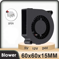 Gdstime 6CM DC Brushless Cooling Centrifugation 60mm Blower Fan 5V 12V 24V