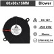 Gdstime 6CM DC Brushless Cooling Centrifugation 60mm Blower Fan 5V 12V 24V