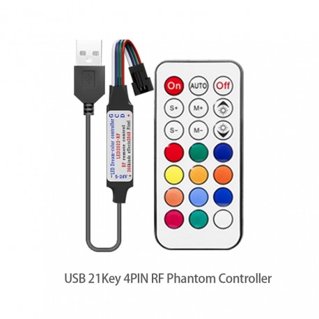 4Pin USB/DC LED Strips Controller RGB