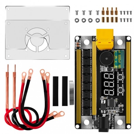 Spot Welder DIY Kit Portable 12V 18650 Lithium Battery Energy Storage Spot Welding Machine PCB Circuit Board Soldering Equipment