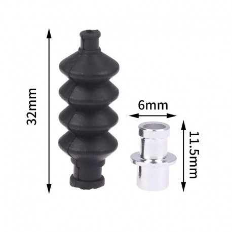 RC Boat Available Aluminium Fittings And Rubber Bellows Radio Box Seals Ideal For Servo Push Rod Seal To Rudder Parts