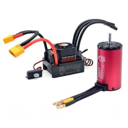 Surpass Hobby KK 4076 2000KV Brushless Motor 150A XT60 Brushless ESC Combo Set for 1/8 RC Car