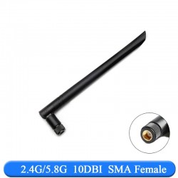 1Pcs 2.4GHz 5.8Ghz 5G Antenna RPSMA 10dBi wifi Antenna Dual Band 2.4G/5G 5.8G WIFI Antena