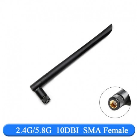 1Pcs 2.4GHz 5.8Ghz 5G Antenna RPSMA 10dBi wifi Antenna Dual Band 2.4G/5G 5.8G WIFI Antena