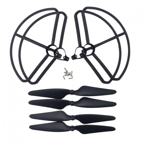 Hubsan H501S X4 RC Quadcopter Spare Parts Propeller Pack with Blade Protector Guard