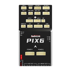 Radiolink PIX6 Flight Controller Built-in Dual Gyroscope Support ArduPilot for RC Multi-Rotor Drone Airplane Helicopter Car Boat